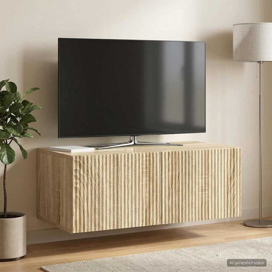 Wall-Mounted TV Cabinet Sonoma Oak 78.5 x 41 x 30 cm