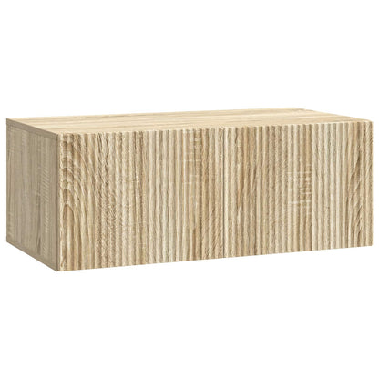 Wall-Mounted TV Cabinet Sonoma Oak 78.5 x 41 x 30 cm