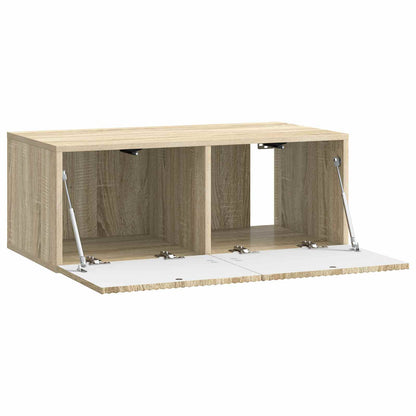 Wall-Mounted TV Cabinet Sonoma Oak 78.5 x 41 x 30 cm