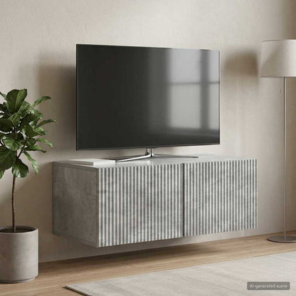 Wall-Mounted TV Cabinet Concrete Grey 78.5 x 41 x 30 cm