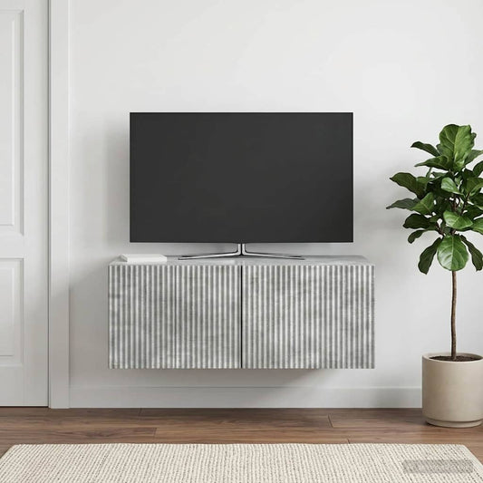 Wall-Mounted TV Cabinet Concrete Grey 78.5 x 41 x 30 cm