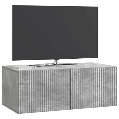 Wall-Mounted TV Cabinet Concrete Grey 78.5 x 41 x 30 cm