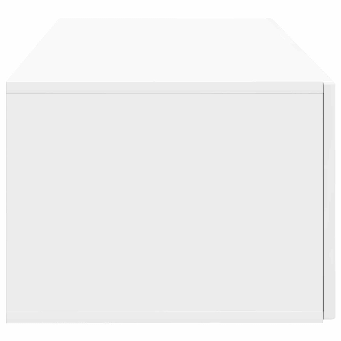 Wall-Mounted TV Cabinet High Gloss White 78.5 x 41 x 30 cm