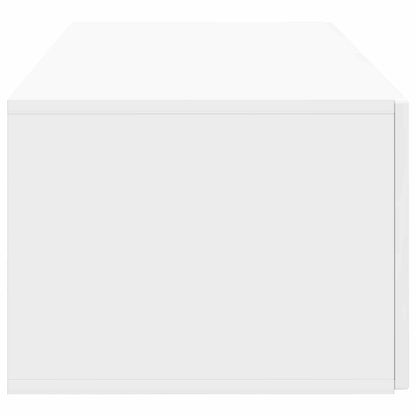 Wall-Mounted TV Cabinet High Gloss White 78.5 x 41 x 30 cm