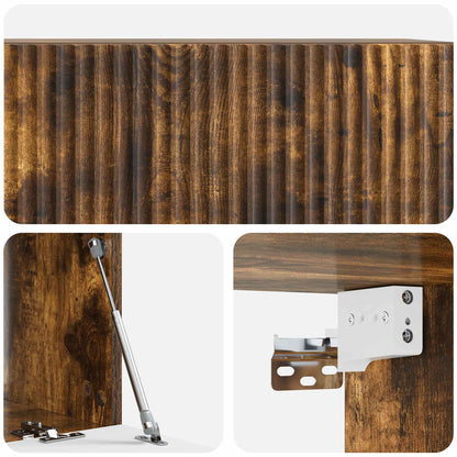 Wall-Mounted TV Cabinet Smoked Oak 78.5 x 41 x 30 cm
