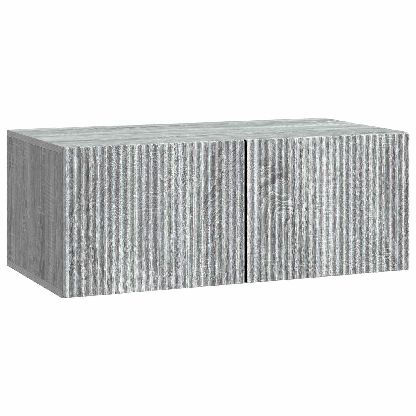 Wall-Mounted TV Cabinet Grey Sonoma 78.5 x 41 x 30 cm
