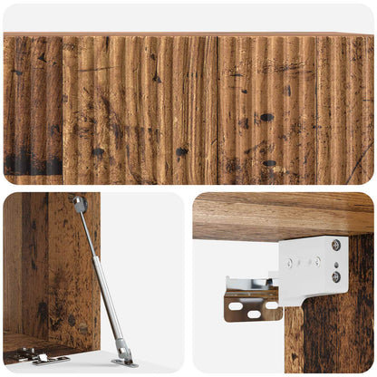 Wall-Mounted TV Cabinet Wall-mounted Old Wood 78.5 x 41 x 30 cm