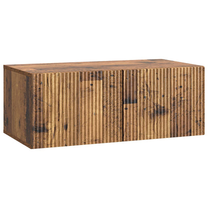 Wall-Mounted TV Cabinet Wall-mounted Old Wood 78.5 x 41 x 30 cm