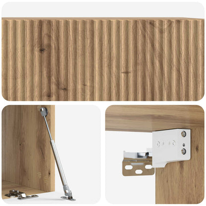 Wall-Mounted TV Cabinet Artisan Oak 78.5 x 41 x 30 cm
