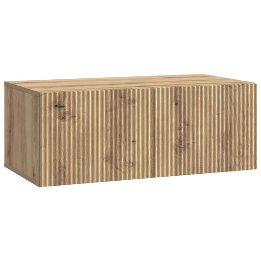 Wall-Mounted TV Cabinet Artisan Oak 78.5 x 41 x 30 cm