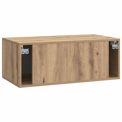 Wall-Mounted TV Cabinet Artisan Oak 78.5 x 41 x 30 cm