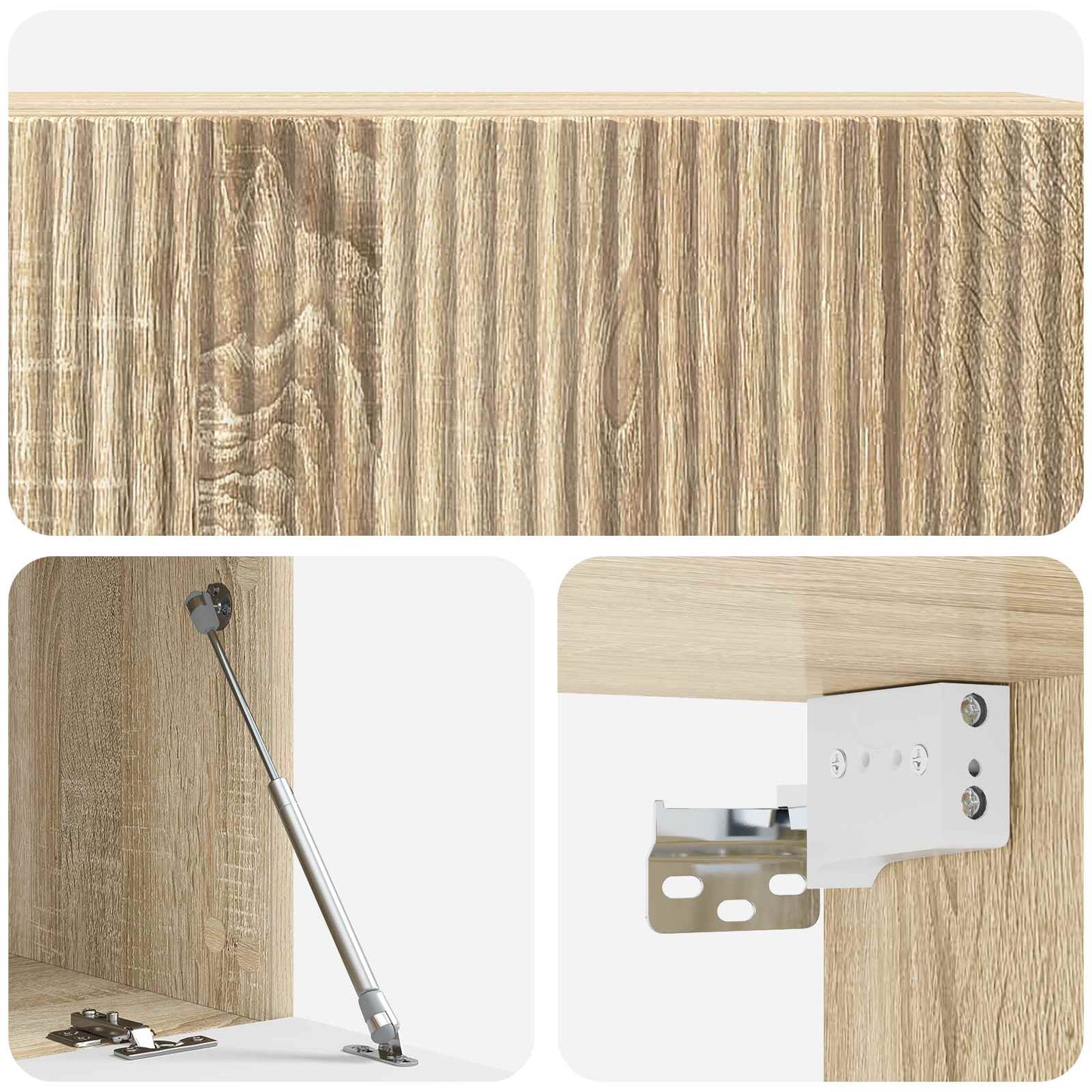 Wall-Mounted TV Cabinet Wall-mounted Sonoma Oak 98 x 41 x 30 cm