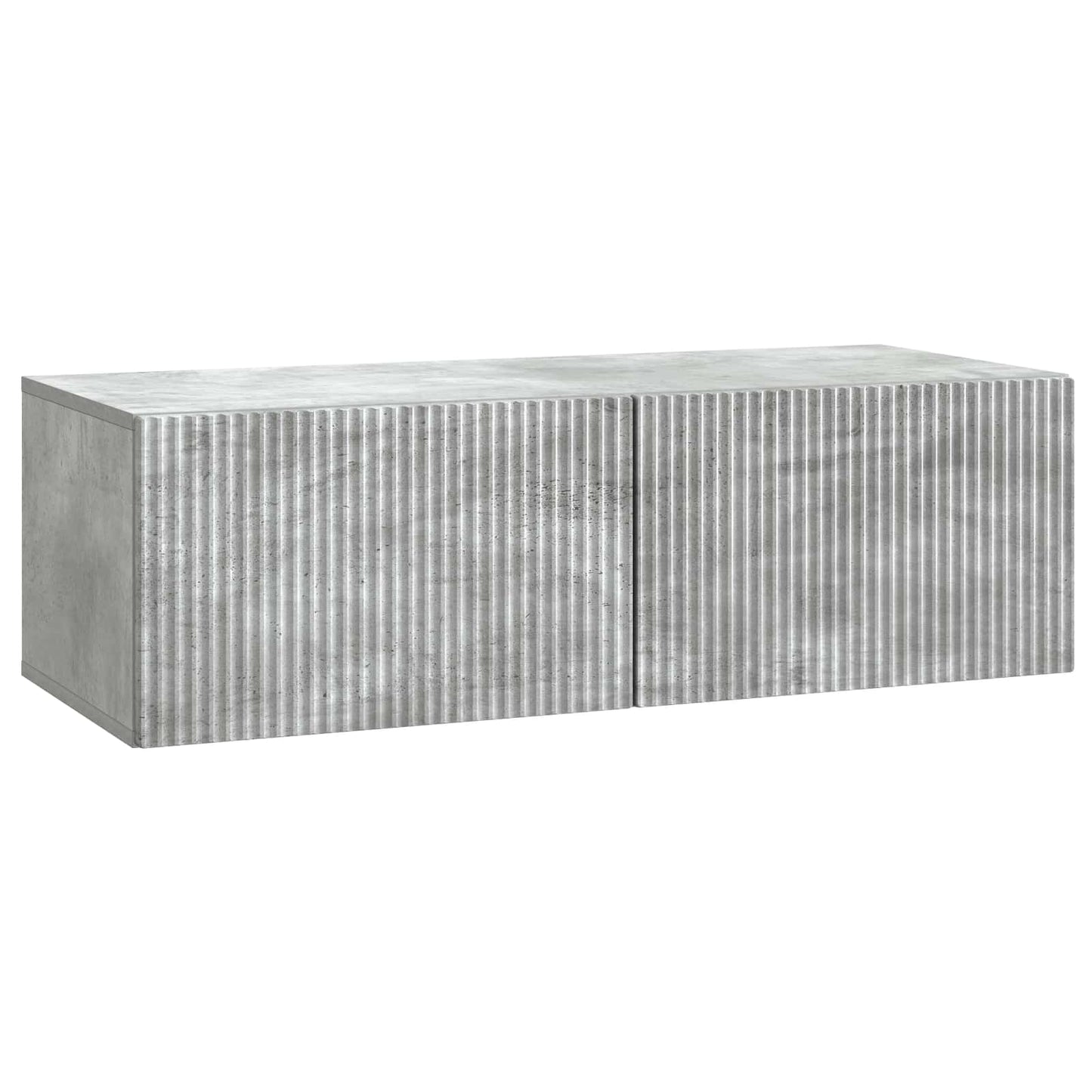 Wall-Mounted TV Cabinet Concrete Grey 98 x 41 x 30 cm