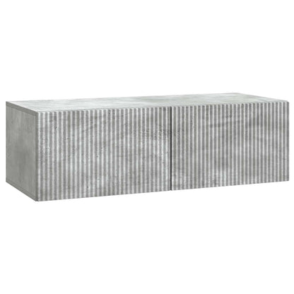 Wall-Mounted TV Cabinet Concrete Grey 98 x 41 x 30 cm