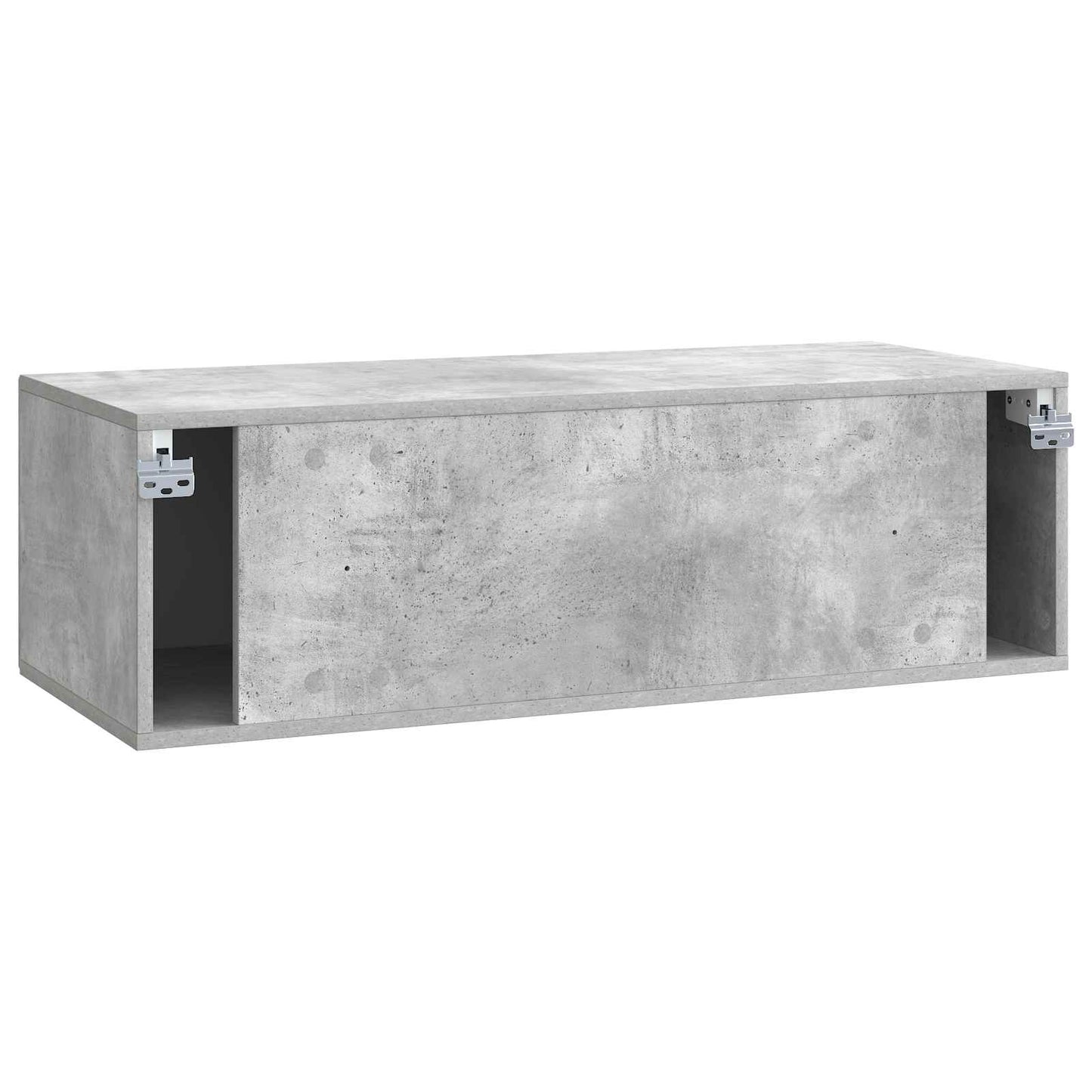 Wall-Mounted TV Cabinet Concrete Grey 98 x 41 x 30 cm