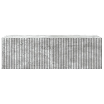 Wall-Mounted TV Cabinet Concrete Grey 98 x 41 x 30 cm