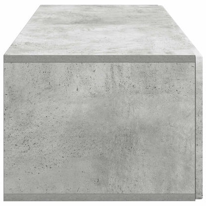 Wall-Mounted TV Cabinet Concrete Grey 98 x 41 x 30 cm