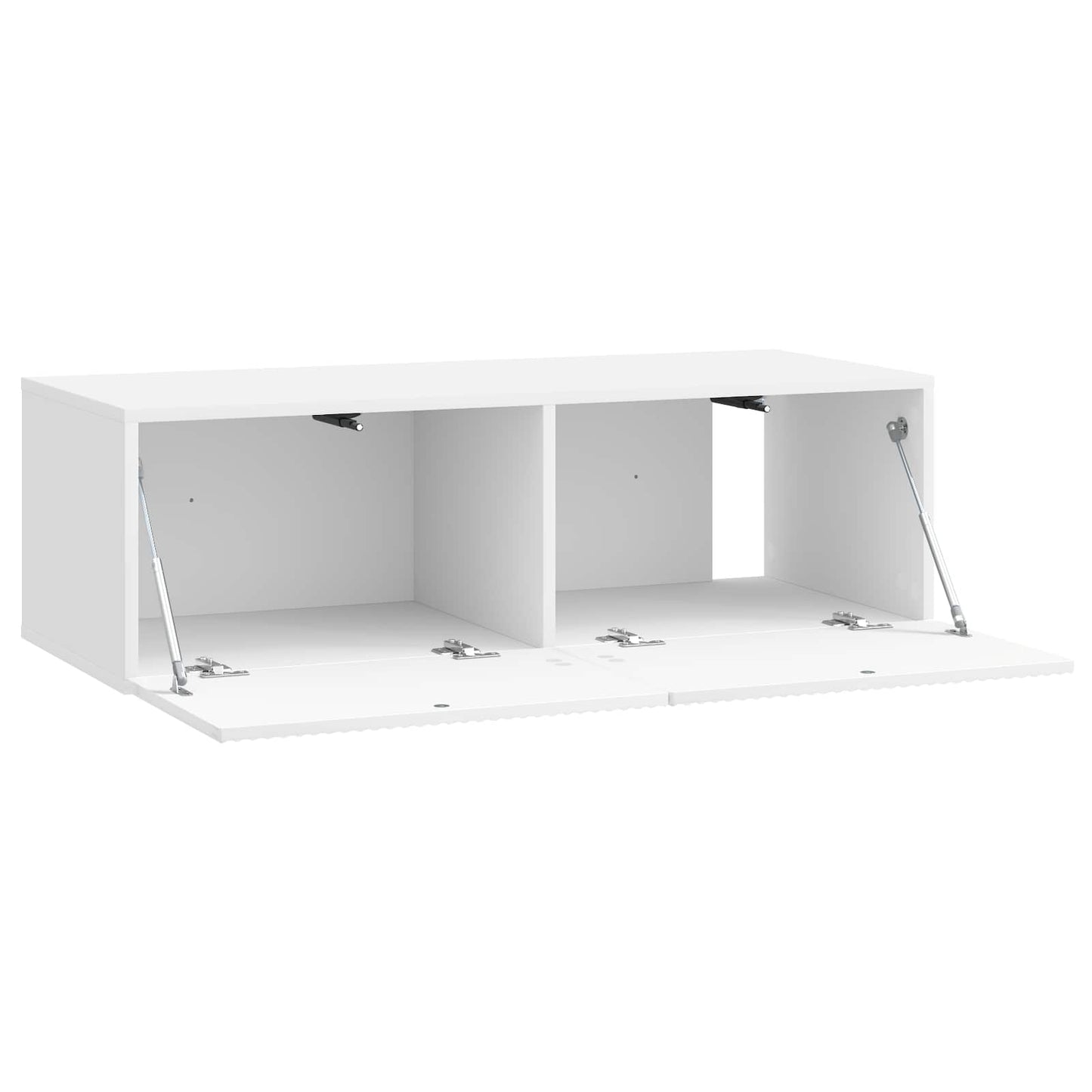 Wall-Mounted TV Cabinet High Gloss White 98 x 41 x 30 cm