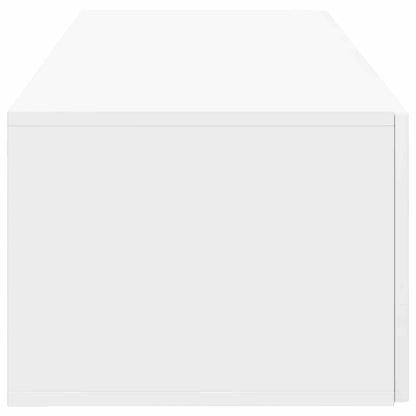 Wall-Mounted TV Cabinet High Gloss White 98 x 41 x 30 cm