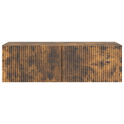 Wall-Mounted TV Cabinet Wall-mounted Smoked Oak 98 x 41 x 30 cm