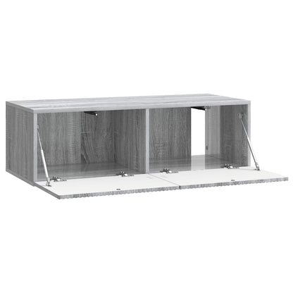 Wall-Mounted TV Cabinet Grey Sonoma 98 x 41 x 30 cm