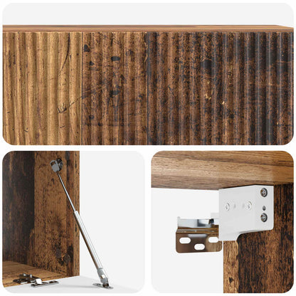 Wall-Mounted TV Cabinet Wall-mounted Old Wood 98 x 41 x 30 cm