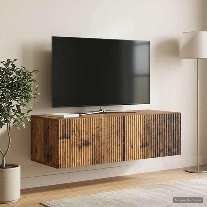 Wall-Mounted TV Cabinet Wall-mounted Old Wood 98 x 41 x 30 cm