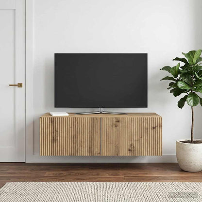 Wall-Mounted TV Cabinet Artisan Oak 98 x 41 x 30 cm