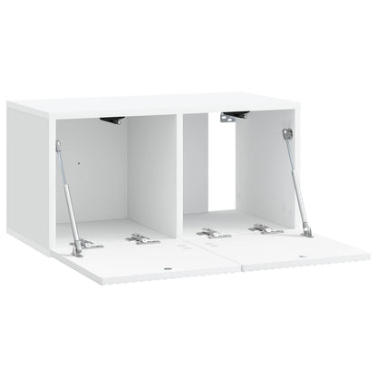 Wall-Mounted TV Cabinet White 59.5 x 31 x 30 cm Engineered Wood