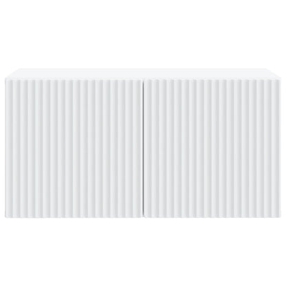 Wall-Mounted TV Cabinet White 59.5 x 31 x 30 cm Engineered Wood