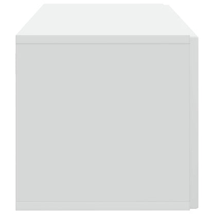 Wall-Mounted TV Cabinet White 59.5 x 31 x 30 cm Engineered Wood