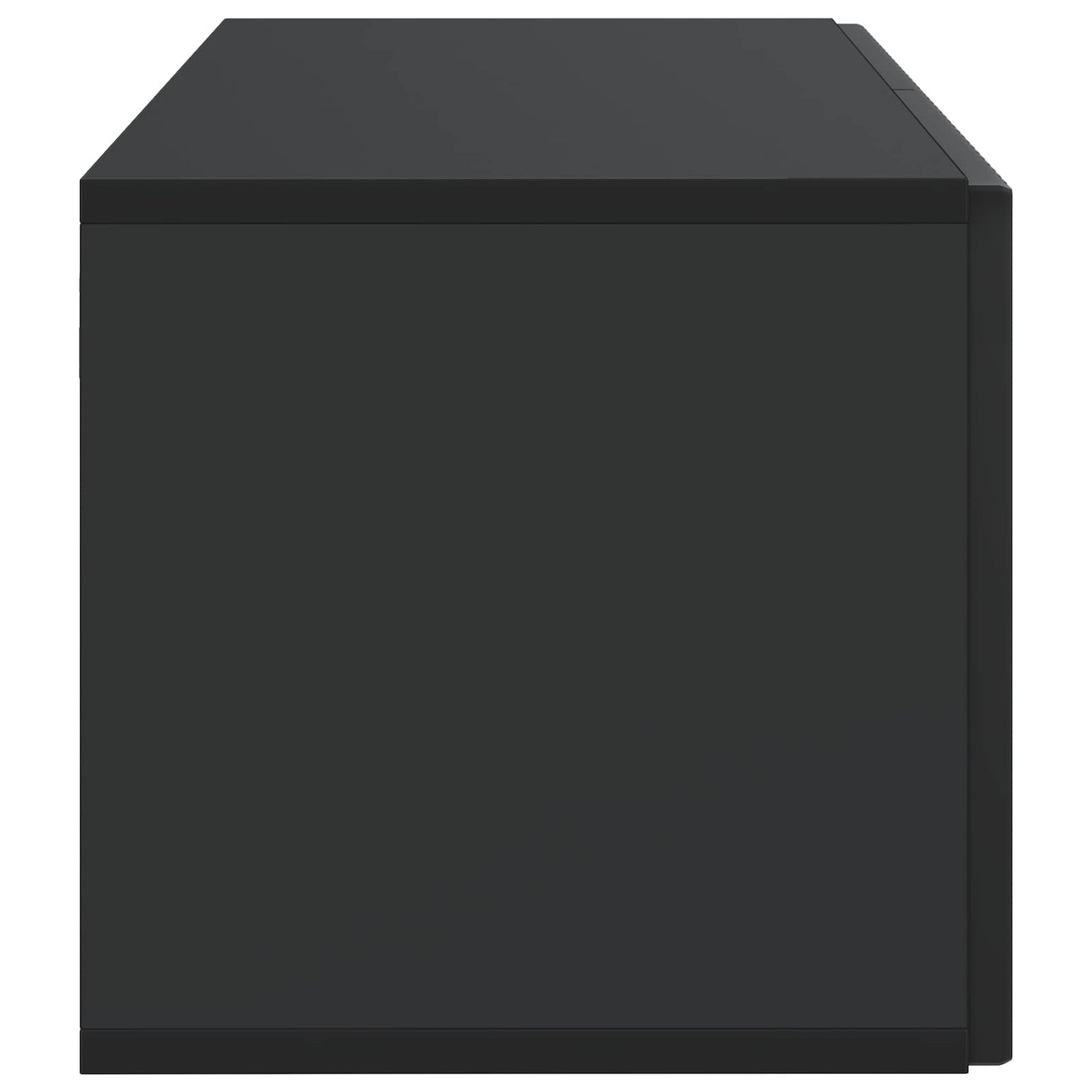 Wall-Mounted TV Cabinet Black 59.5 x 31 x 30 cm Engineered Wood