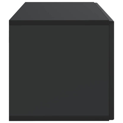 Wall-Mounted TV Cabinet Black 59.5 x 31 x 30 cm Engineered Wood