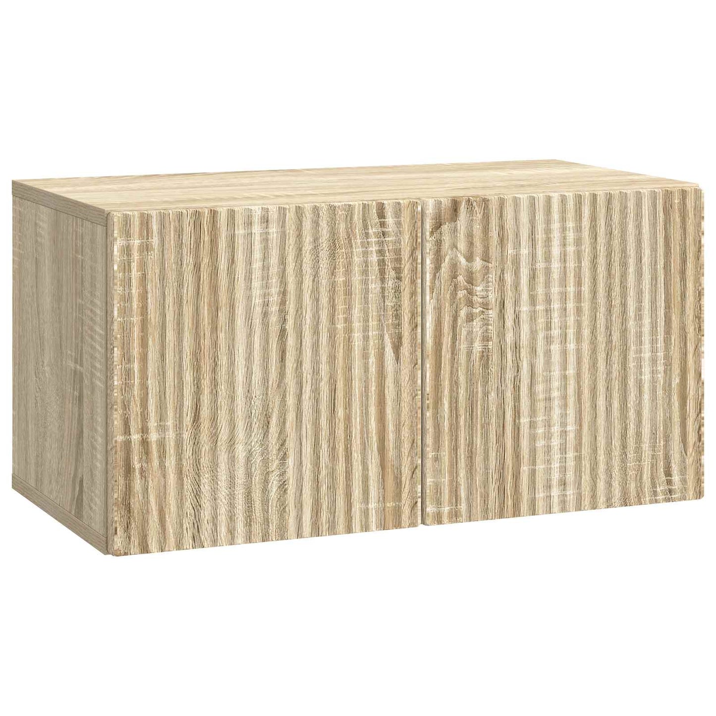 Wall-Mounted TV Cabinet Sonoma Oak 59.5 x 31 x 30 cm