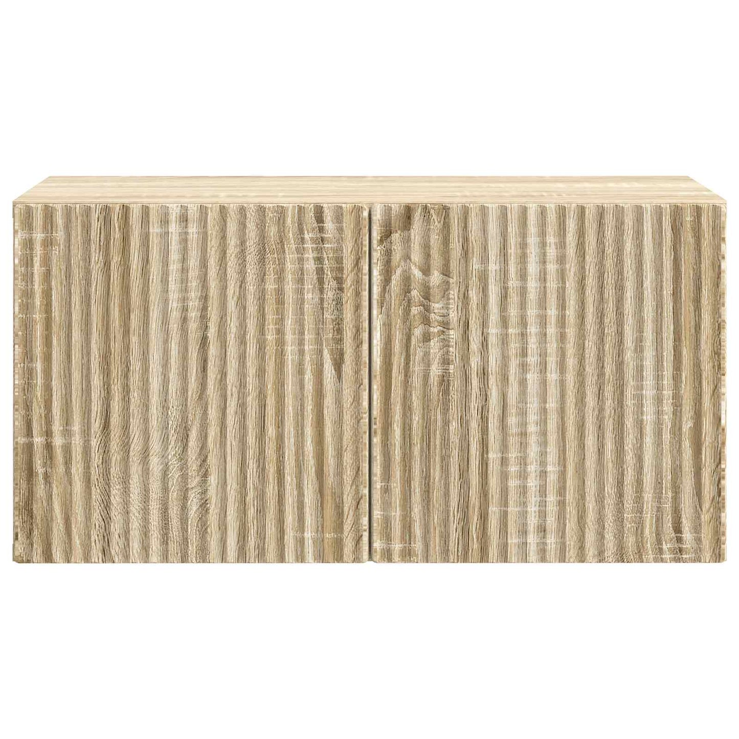 Wall-Mounted TV Cabinet Sonoma Oak 59.5 x 31 x 30 cm