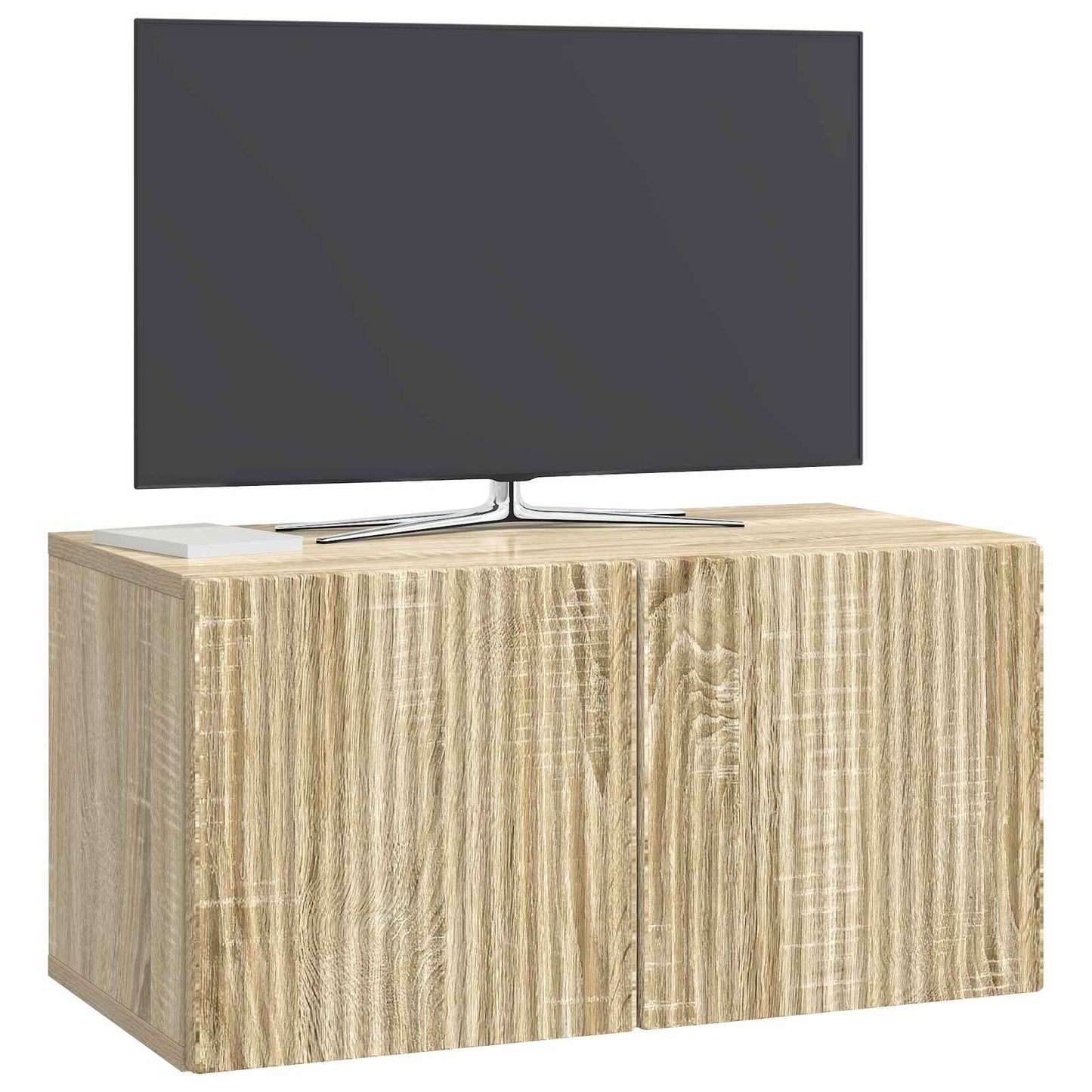 Wall-Mounted TV Cabinet Sonoma Oak 59.5 x 31 x 30 cm