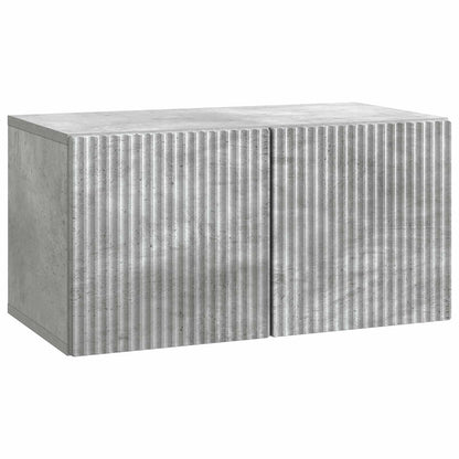 Wall-Mounted TV Cabinet Concrete Grey 59.5 x 31 x 30 cm