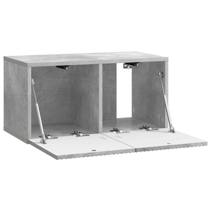 Wall-Mounted TV Cabinet Concrete Grey 59.5 x 31 x 30 cm