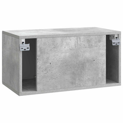 Wall-Mounted TV Cabinet Concrete Grey 59.5 x 31 x 30 cm