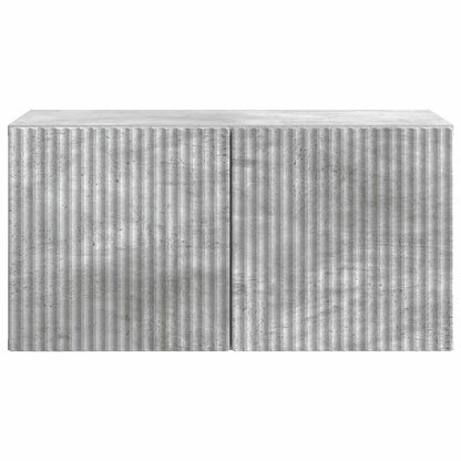 Wall-Mounted TV Cabinet Concrete Grey 59.5 x 31 x 30 cm