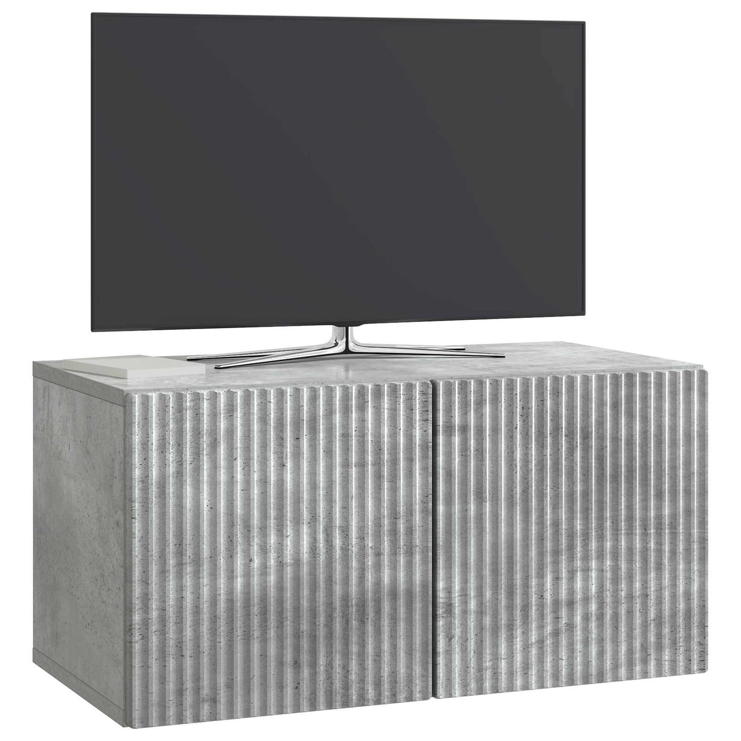 Wall-Mounted TV Cabinet Concrete Grey 59.5 x 31 x 30 cm