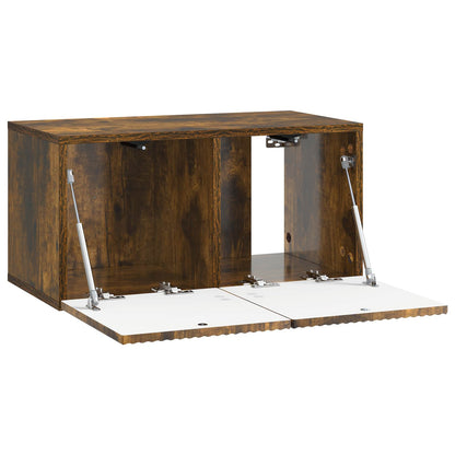 Wall-Mounted TV Cabinet Smoked Oak 59.5 x 31 x 30 cm