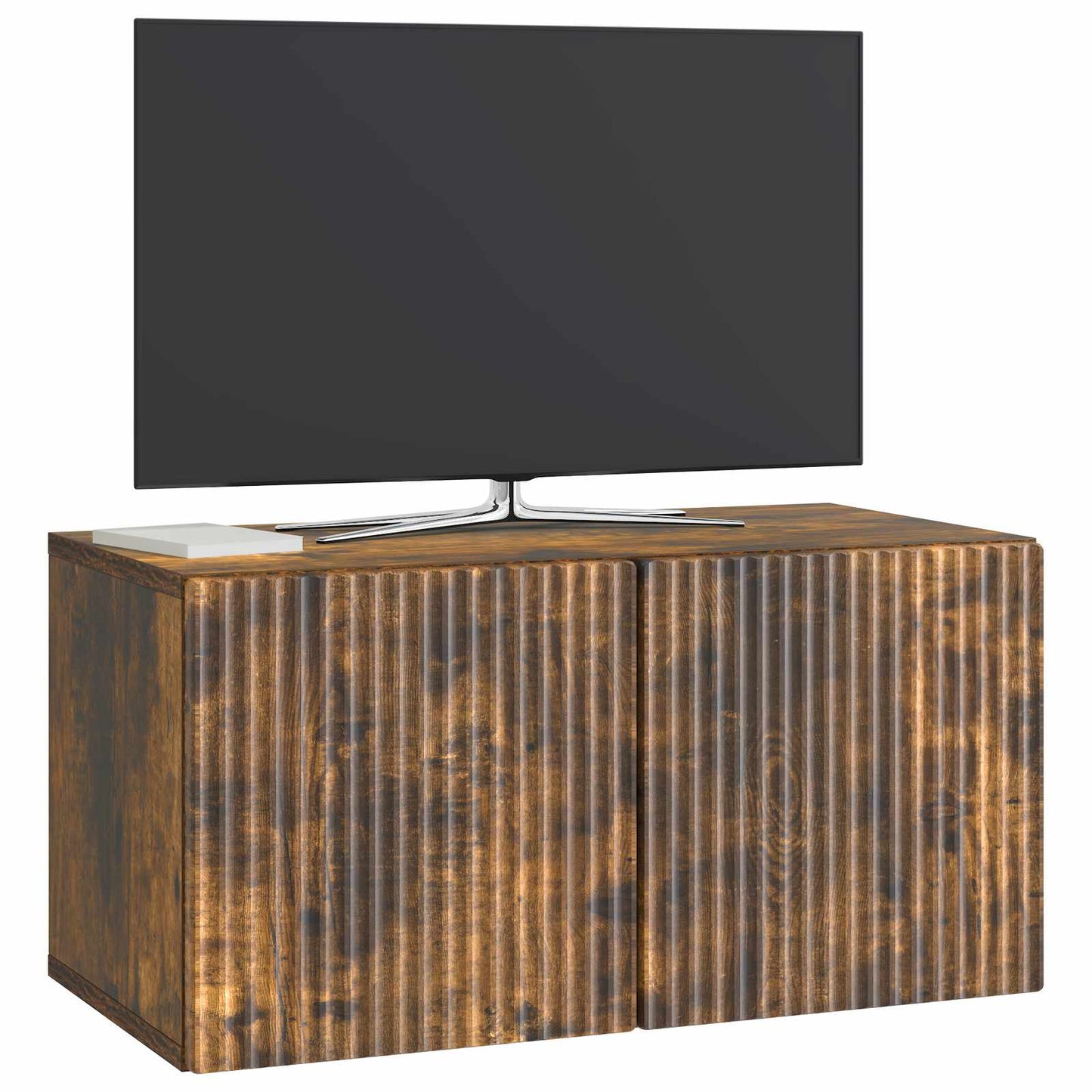 Wall-Mounted TV Cabinet Smoked Oak 59.5 x 31 x 30 cm