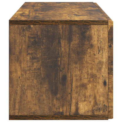 Wall-Mounted TV Cabinet Smoked Oak 59.5 x 31 x 30 cm