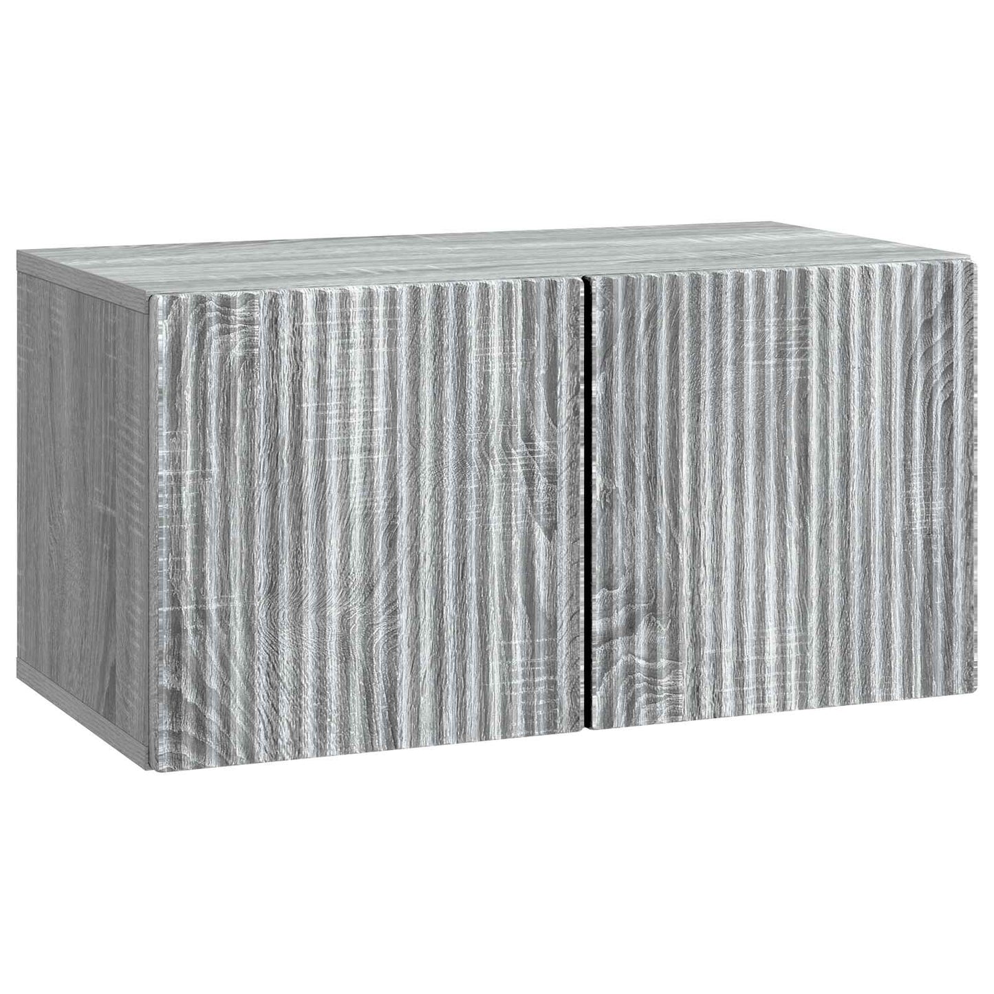 Wall-Mounted TV Cabinet Grey Sonoma 59.5 x 31 x 30 cm