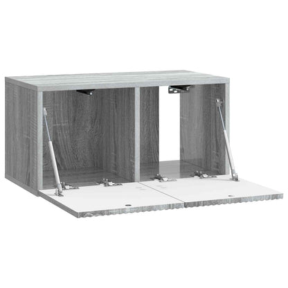 Wall-Mounted TV Cabinet Grey Sonoma 59.5 x 31 x 30 cm