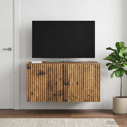 Wall-Mounted TV Cabinet Wall-mounted Old Wood 59.5 x 31 x 30 cm