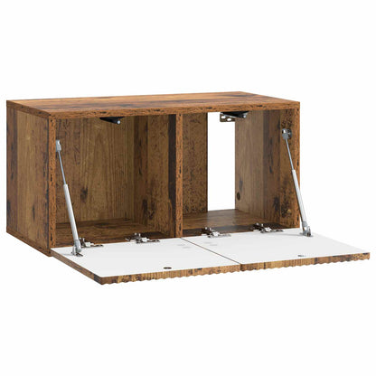 Wall-Mounted TV Cabinet Wall-mounted Old Wood 59.5 x 31 x 30 cm