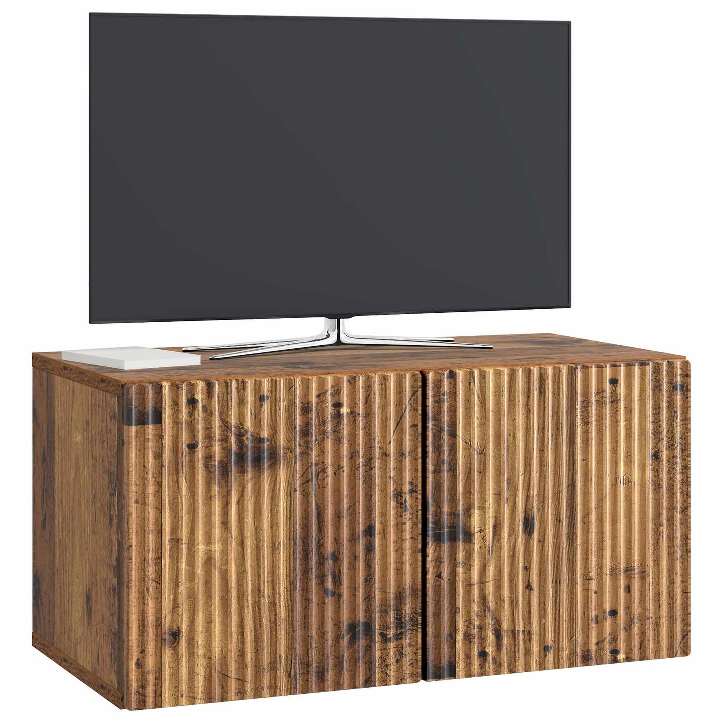 Wall-Mounted TV Cabinet Wall-mounted Old Wood 59.5 x 31 x 30 cm