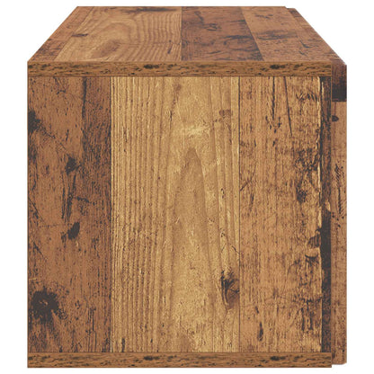 Wall-Mounted TV Cabinet Wall-mounted Old Wood 59.5 x 31 x 30 cm